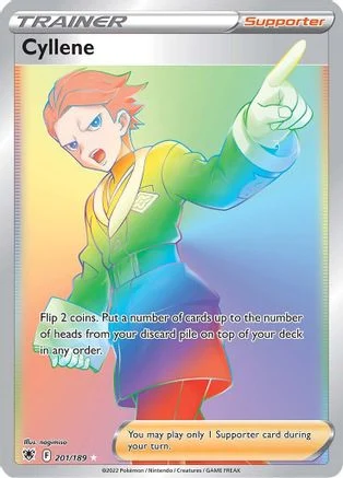 Cyllene (Secret) 201/189 - SWSH10 Astral Radiance Holofoil
