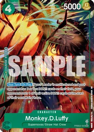 Monkey.D.Luffy - PRB02-005 (Alternate Art) (PRB02-005) - Premium Booster -The Best- Vol. 2 Foil