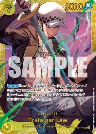 Trafalgar Law - OP10-119 (Reprint) (OP10-119) - Premium Booster -The Best- Vol. 2 Foil