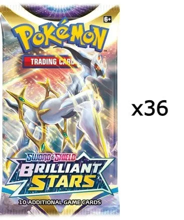 Pokemon: 36 Brilliant Stars Loose Booster Packs - Josh's Cards